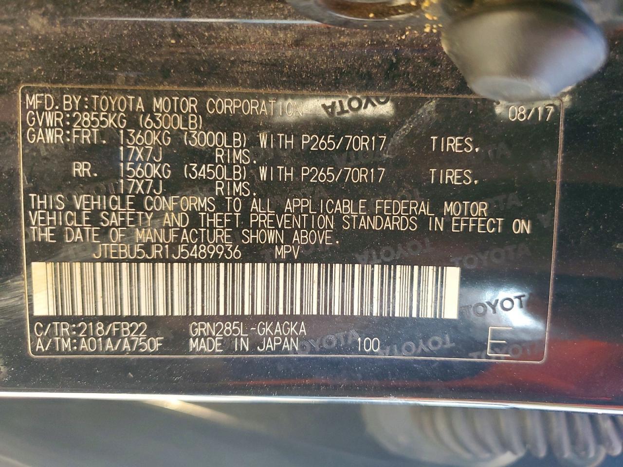 2018 Toyota 4Runner Sr5 - zdjęcie 13