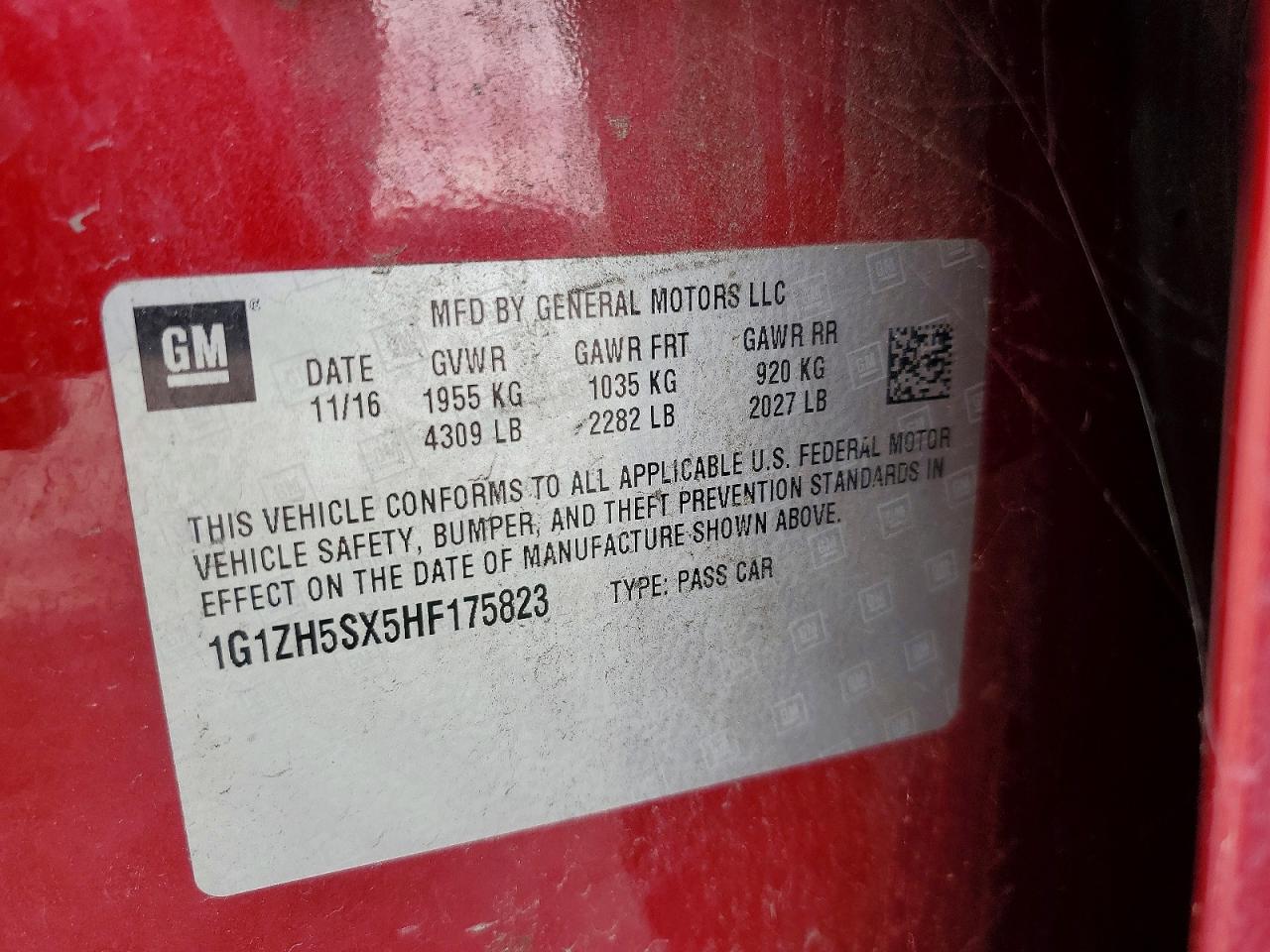 2017 Chevrolet Malibu Premier - zdjęcie 12