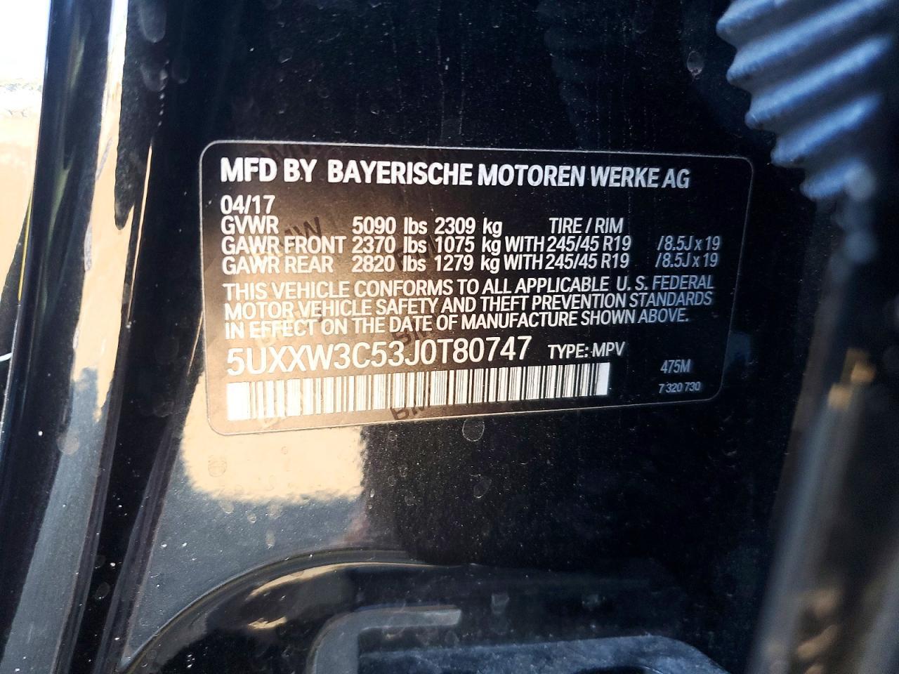 2018 BMW X4 xDrive28I - zdjęcie 13