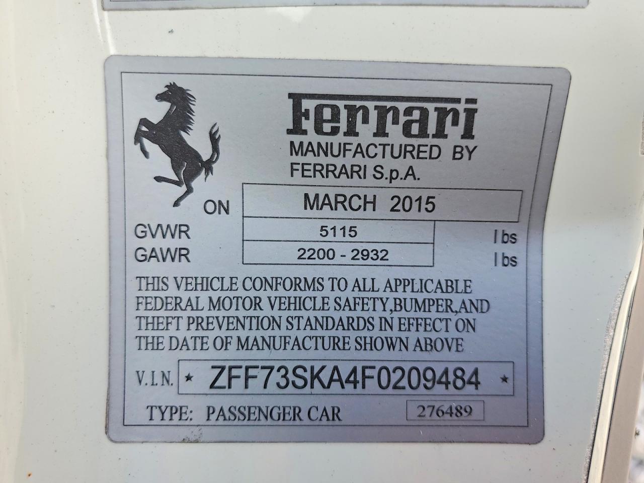 2015 Ferrari Ff - zdjęcie 13