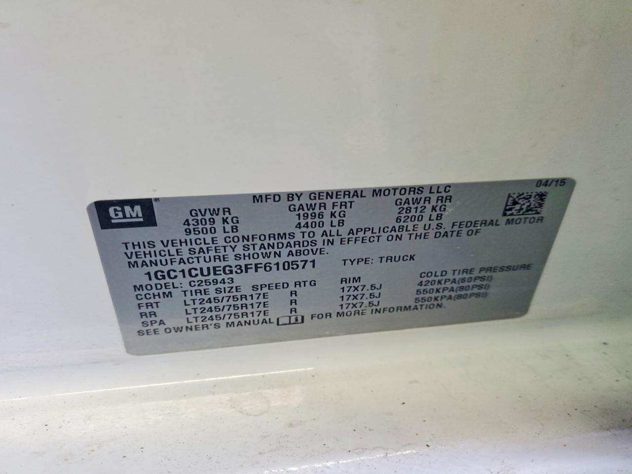 2015 Chevrolet Silverado C2500 Heavy Duty - zdjęcie 12