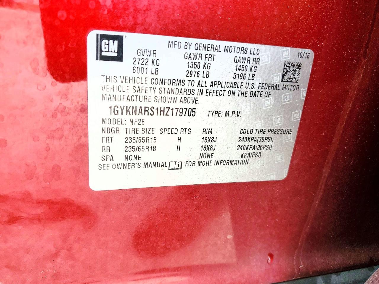 2017 Cadillac Xt5 - zdjęcie 13