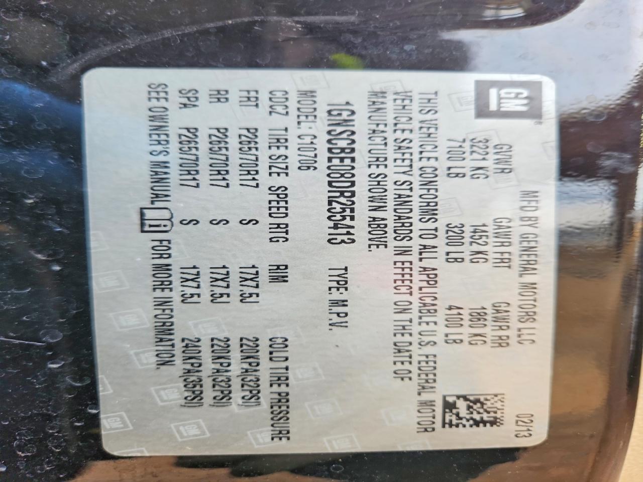 2013 Chevrolet Tahoe C1500 Lt - zdjęcie 13