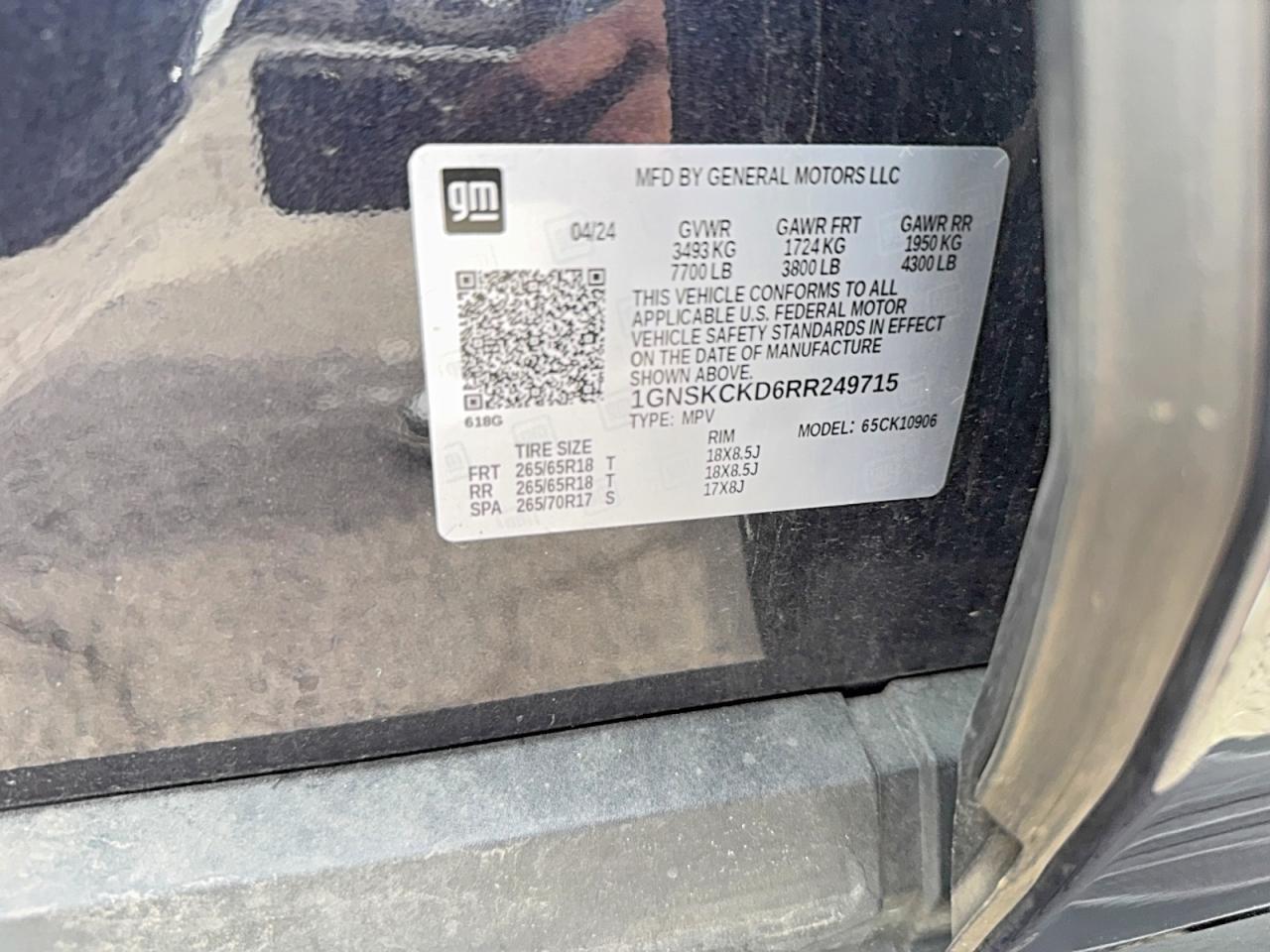 2024 Chevrolet Suburban K1500 Lt - zdjęcie 10