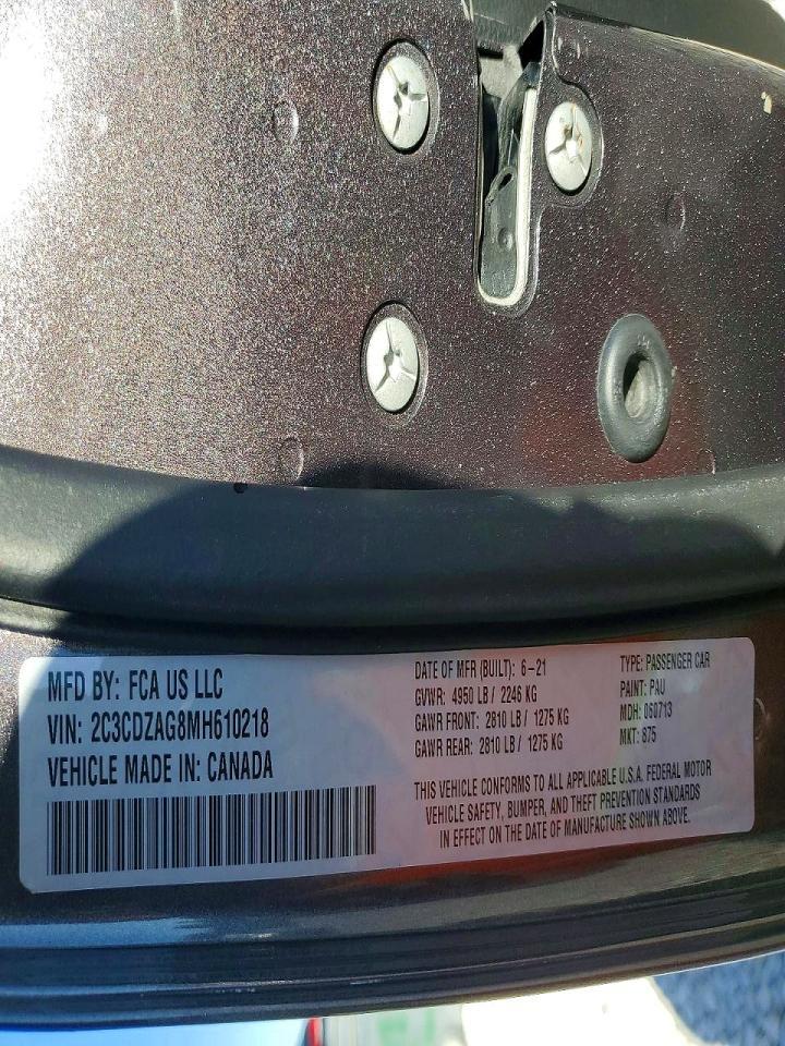 2021 Dodge Challenger Srt Hellcat - zdjęcie 12