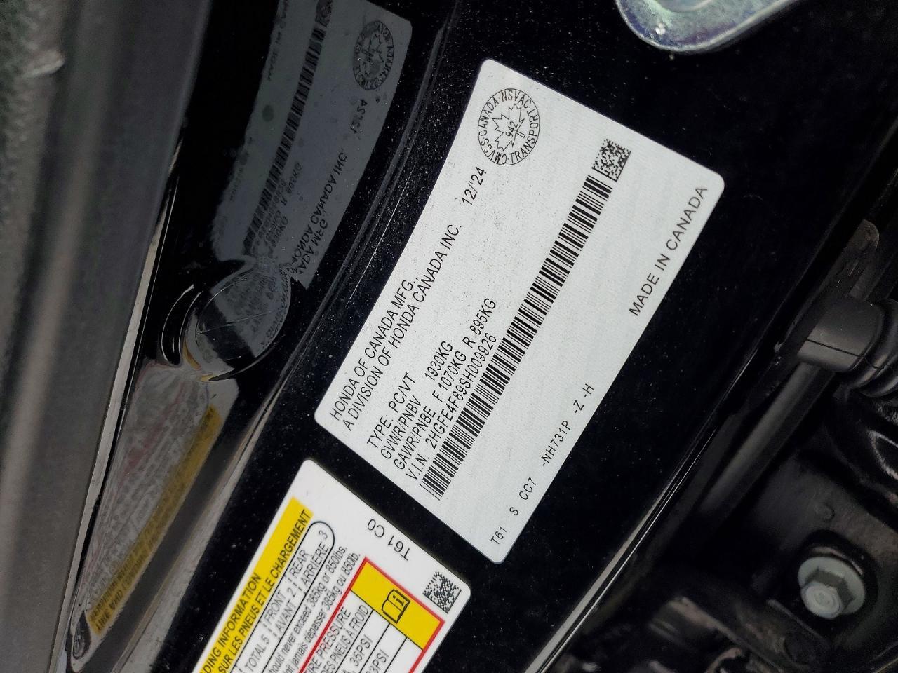 2025 Honda Civic Sport - zdjęcie 12