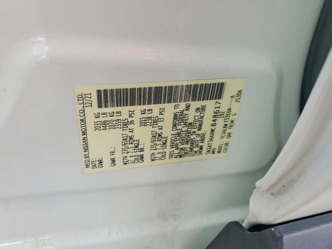 2021 Nissan Rogue S - zdjęcie 14