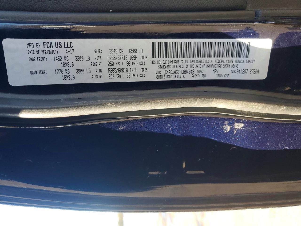 2017 Dodge Durango Sxt - zdjęcie 13