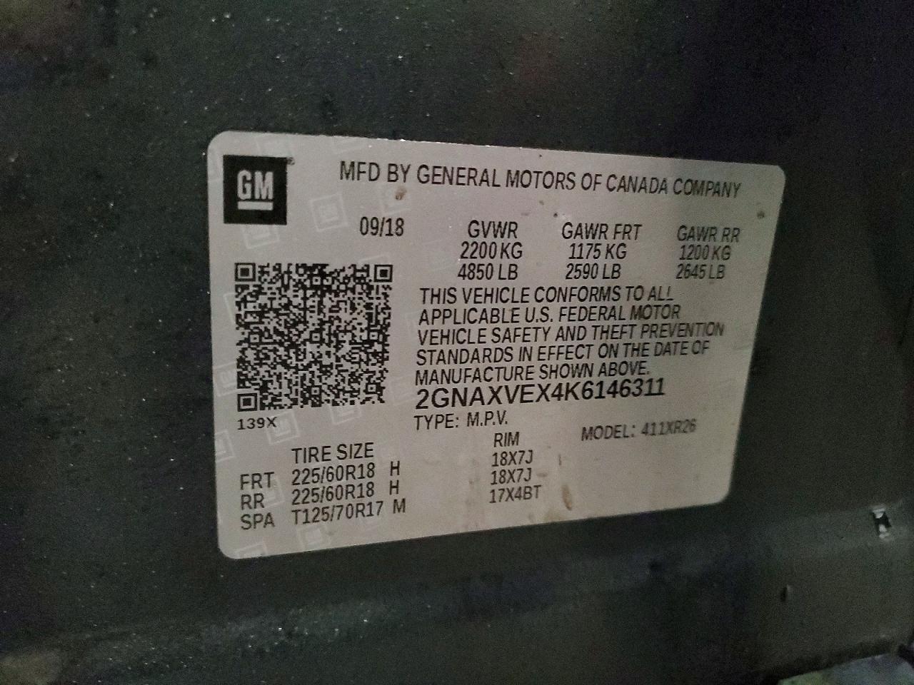 2019 Chevrolet Equinox Lt - zdjęcie 13