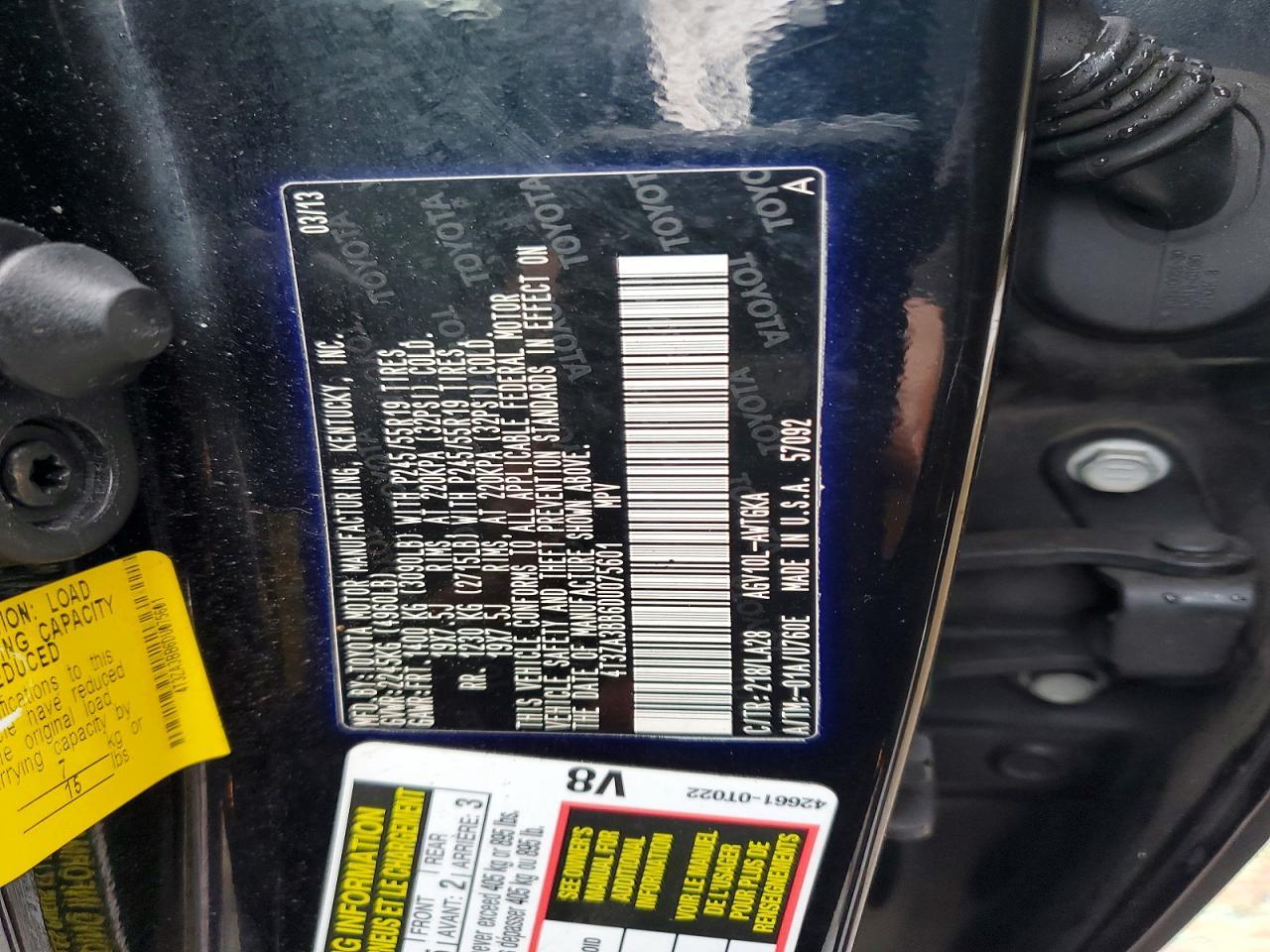 2013 Toyota Venza Xle - zdjęcie 13