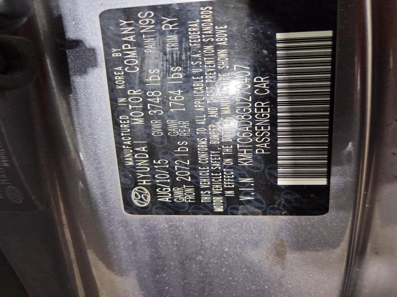 2016 Hyundai Veloster Base - zdjęcie 12