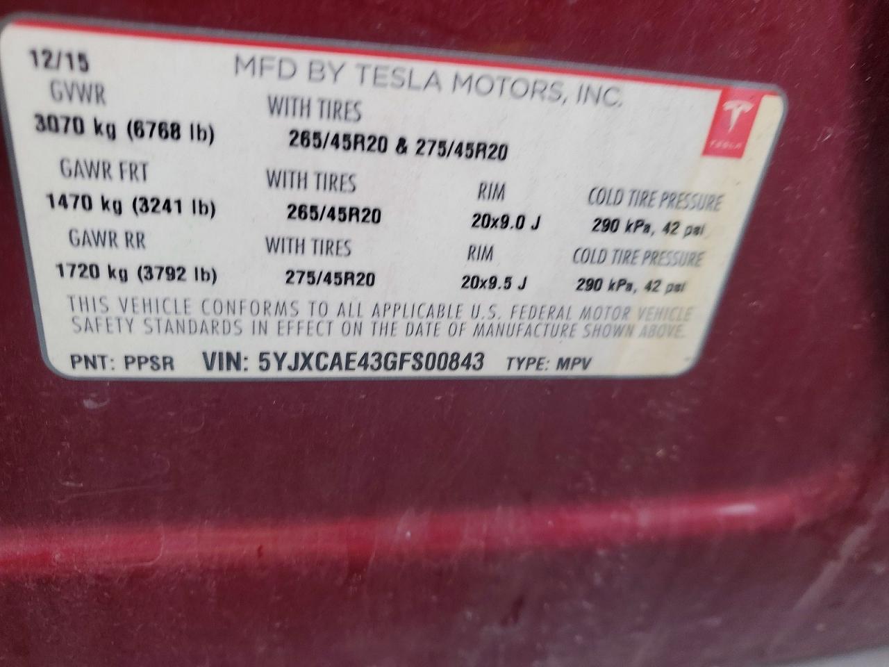2016 Tesla Model X - zdjęcie 12