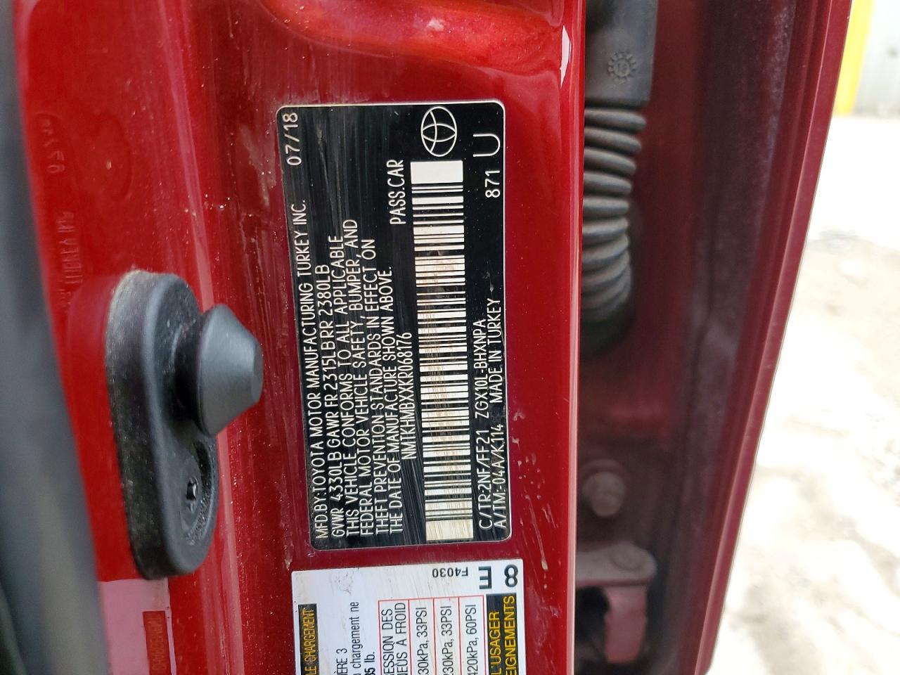 2019 Toyota C-Hr Xle - zdjęcie 13