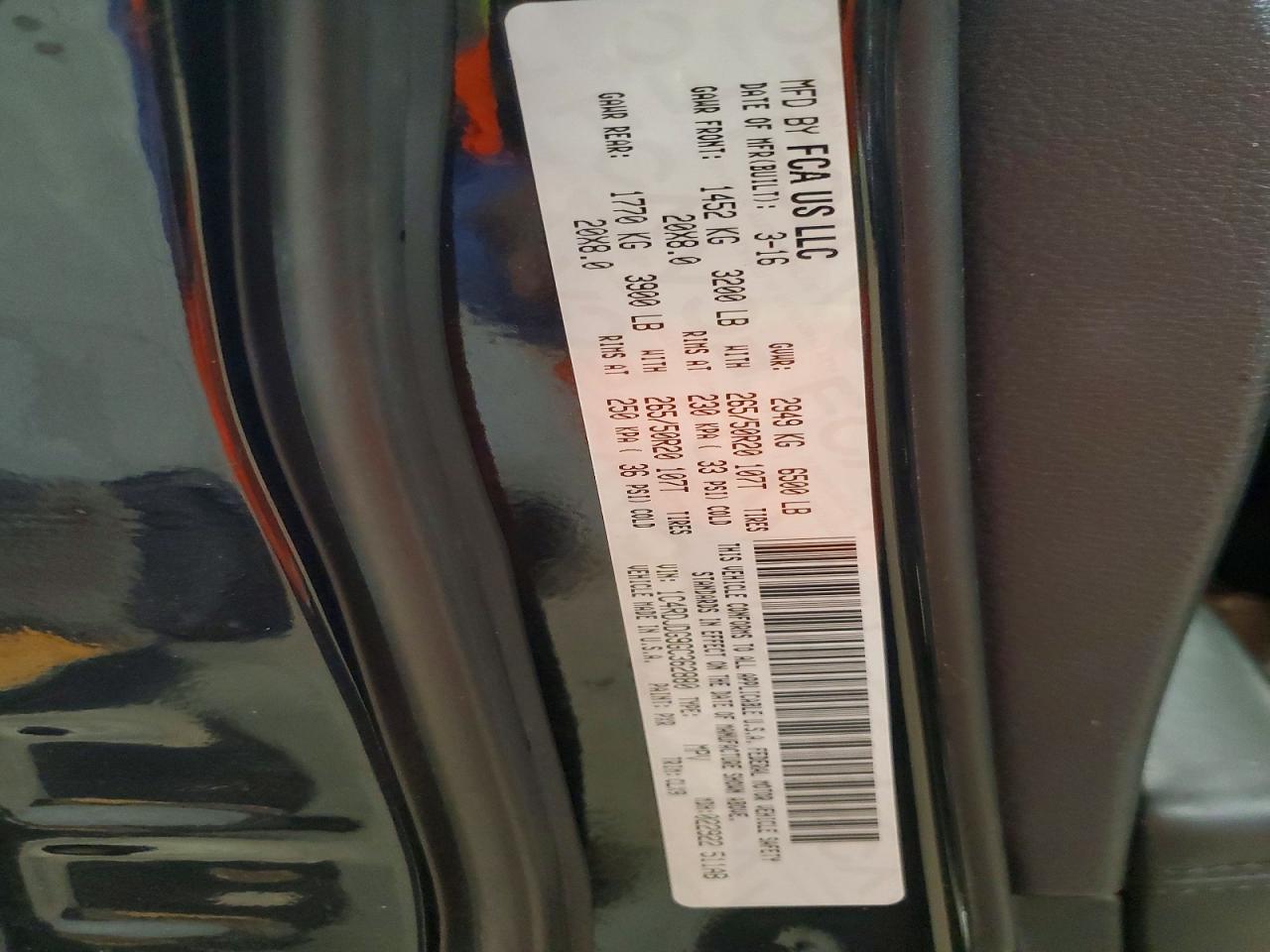 2016 Dodge Durango Limited - zdjęcie 13