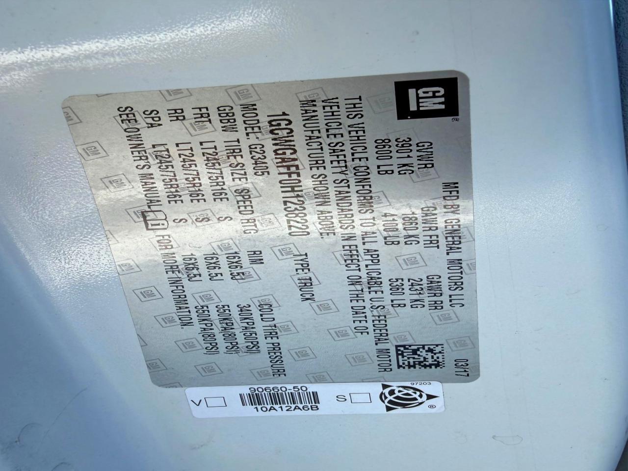 2017 Chevrolet Express G2500 - zdjęcie 10