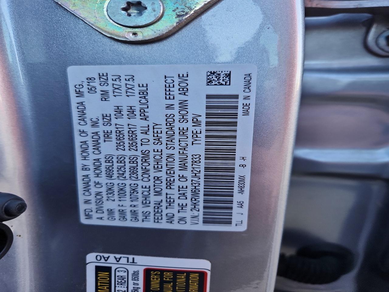 2018 Honda Cr-V Lx - zdjęcie 13