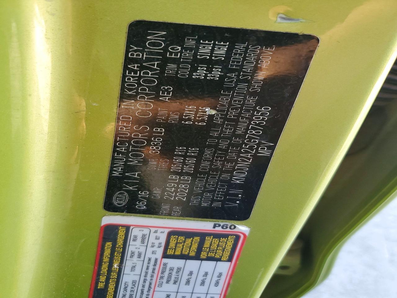 2016 Kia Soul Base - zdjęcie 13