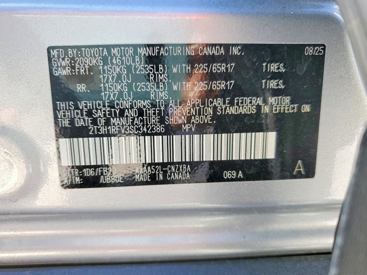 2025 Toyota Rav4 Le - zdjęcie 13