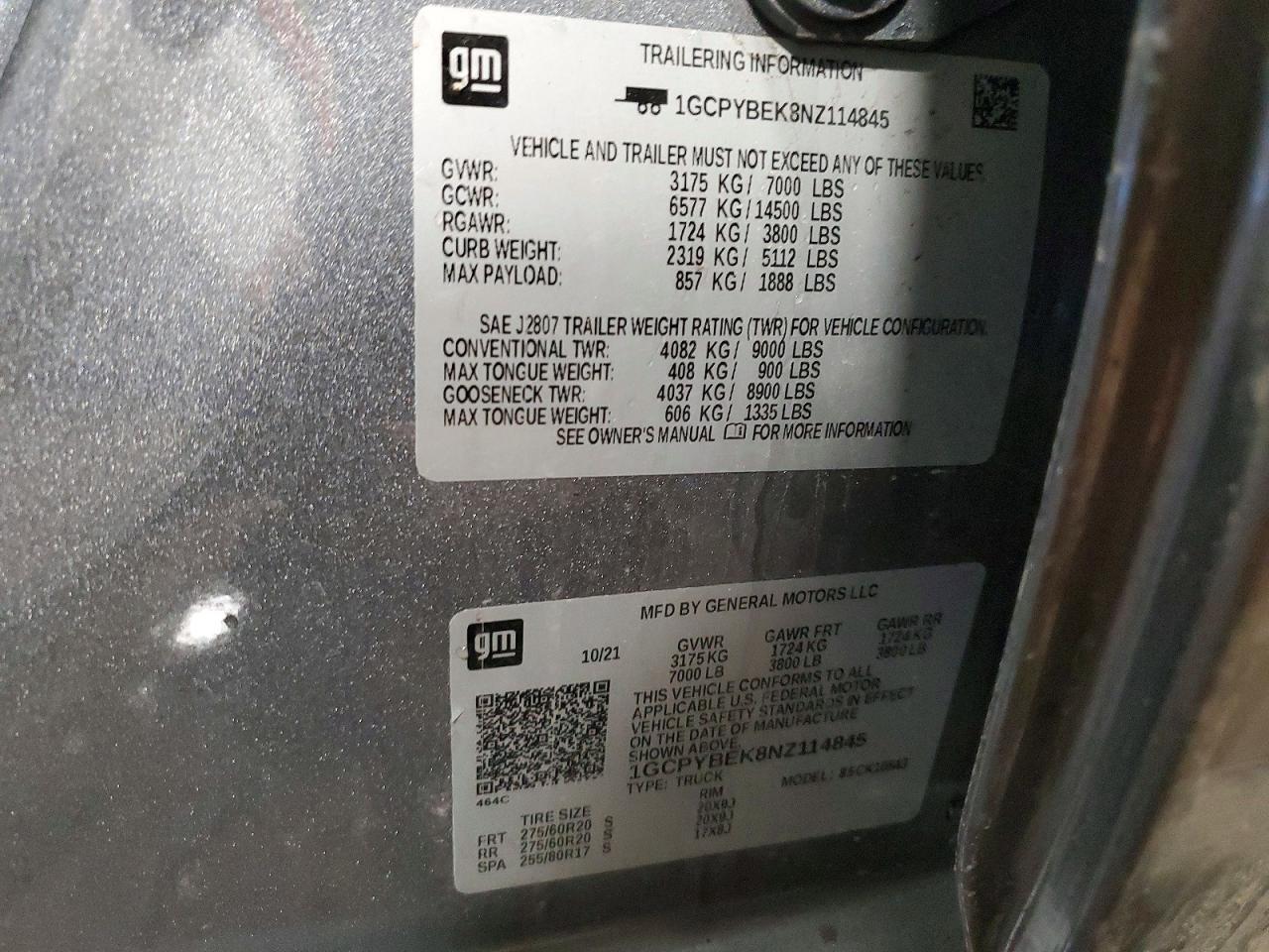 2022 Chevrolet Silverado Ltd K1500 Custom - zdjęcie 12