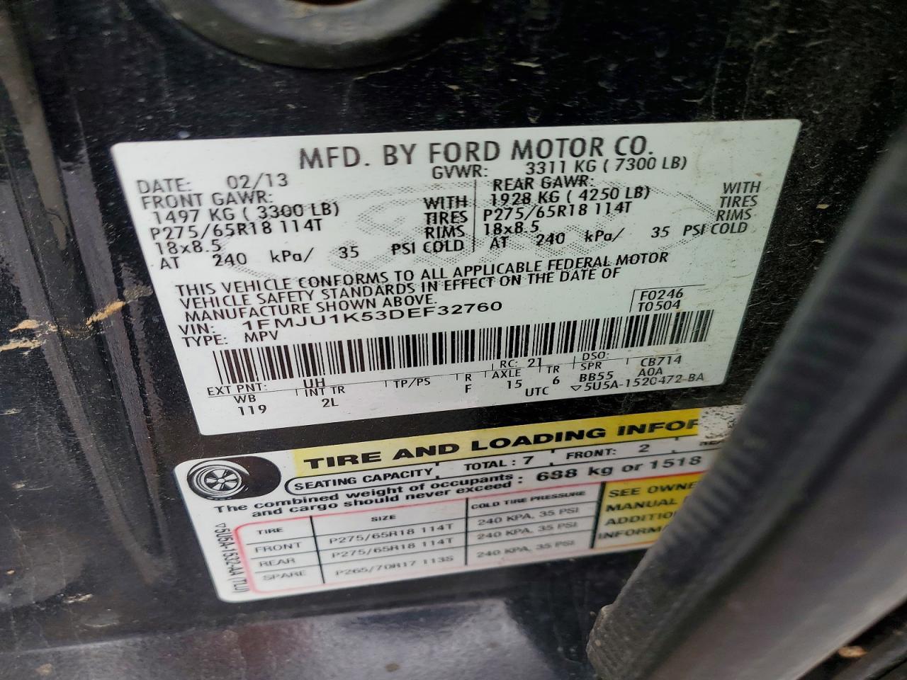 2013 Ford Expedition Limited - zdjęcie 13