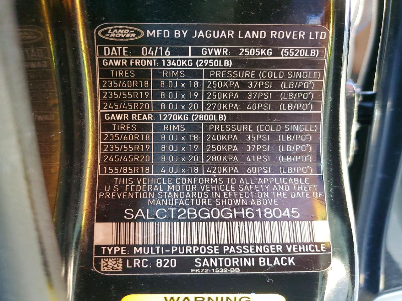 2016 Land Rover Discovery Sport Hse Luxury - zdjęcie 13