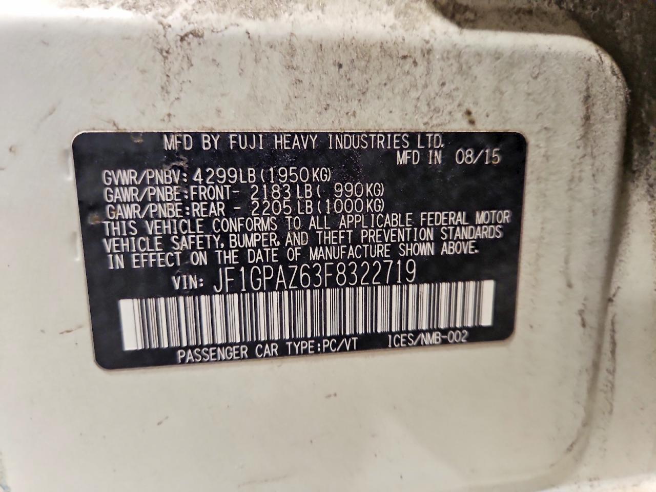 2015 Subaru Impreza Sport Limited - zdjęcie 13