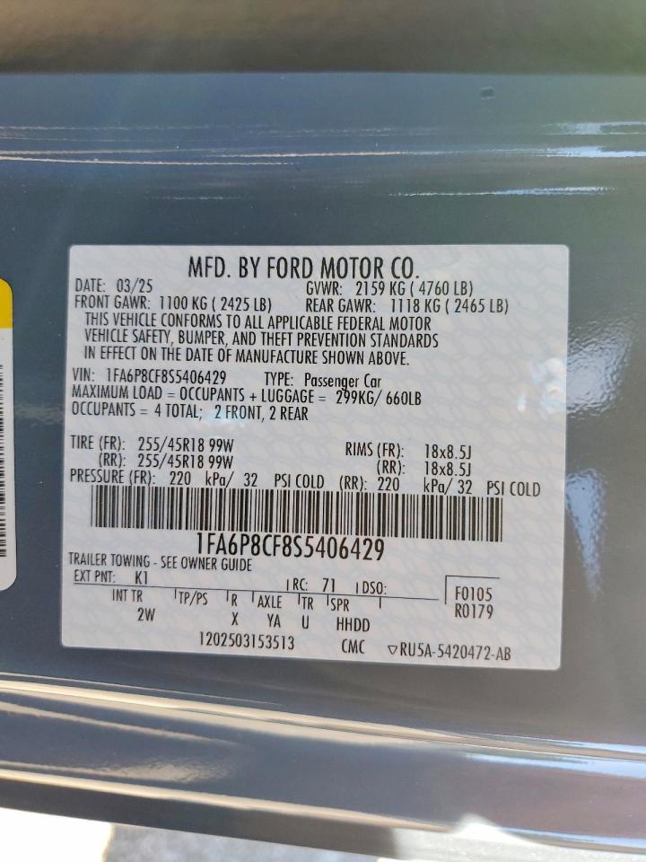 2025 Ford Mustang Gt - zdjęcie 13