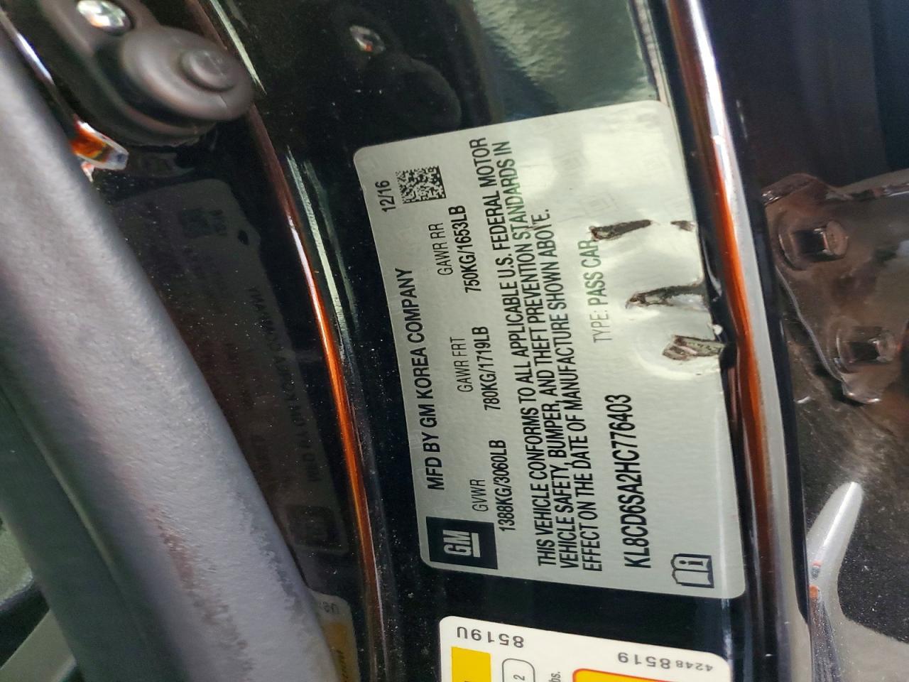 2017 Chevrolet Spark 1Lt - zdjęcie 12