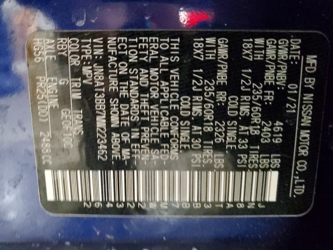 2021 Nissan Rogue Sv - zdjęcie 14