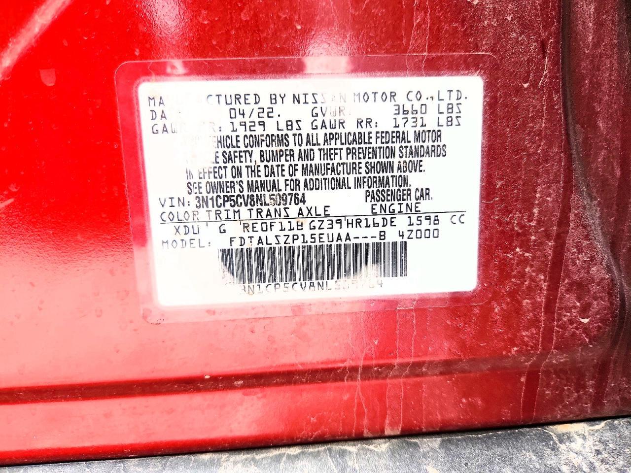 2022 Nissan Kicks Sv - zdjęcie 13