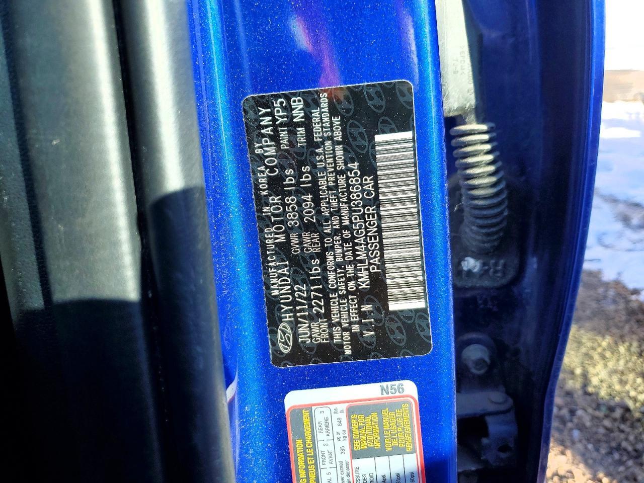 2023 Hyundai Elantra Sel - zdjęcie 12