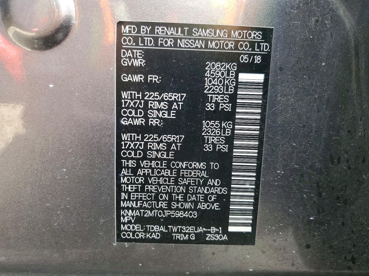 2018 Nissan Rogue S - zdjęcie 13