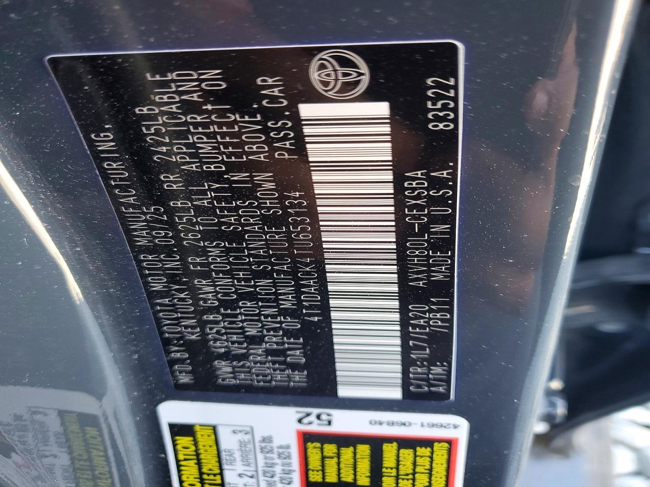 2026 Toyota Camry Xse - zdjęcie 12