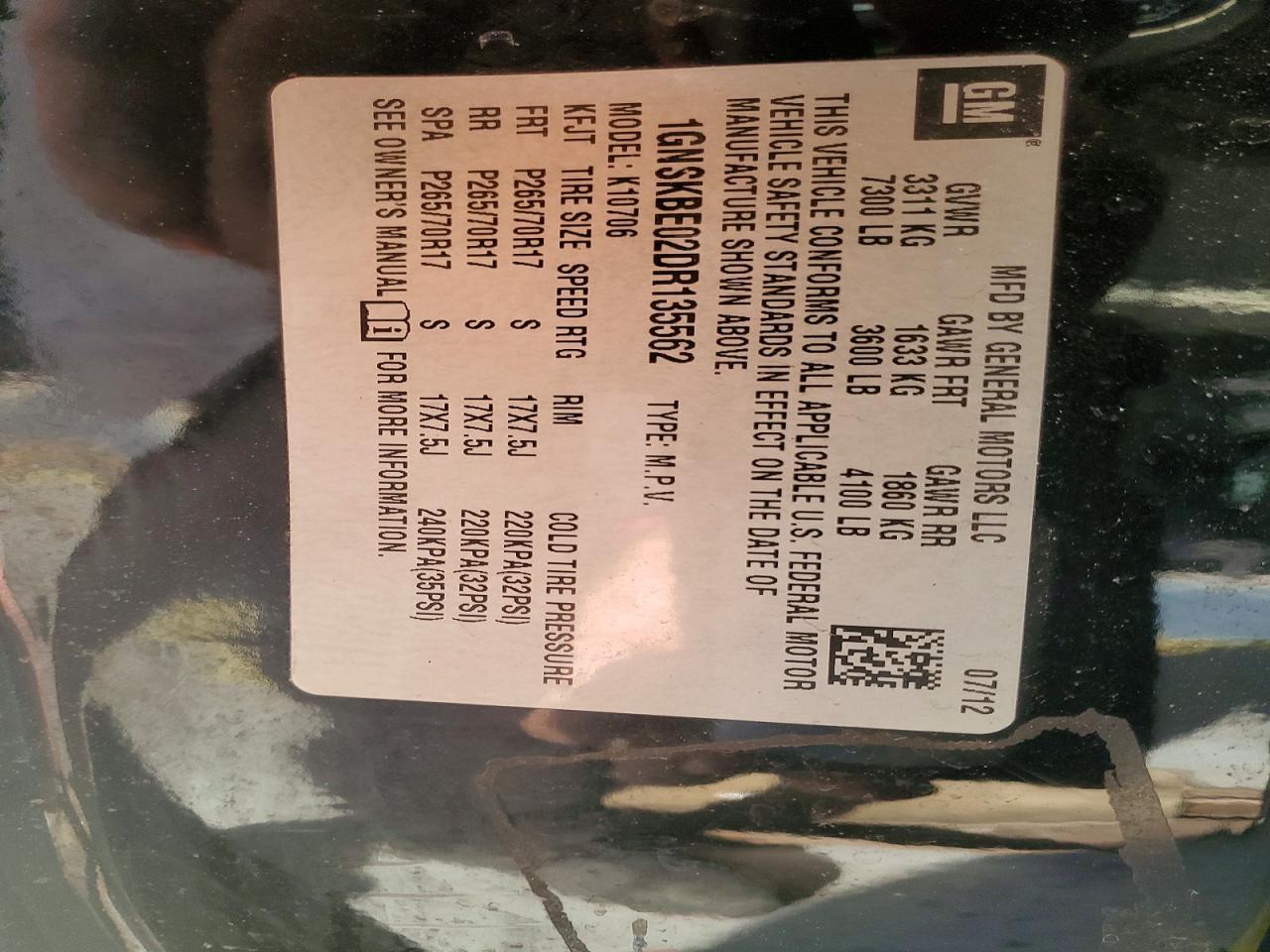 2013 Chevrolet Tahoe K1500 Lt - zdjęcie 13