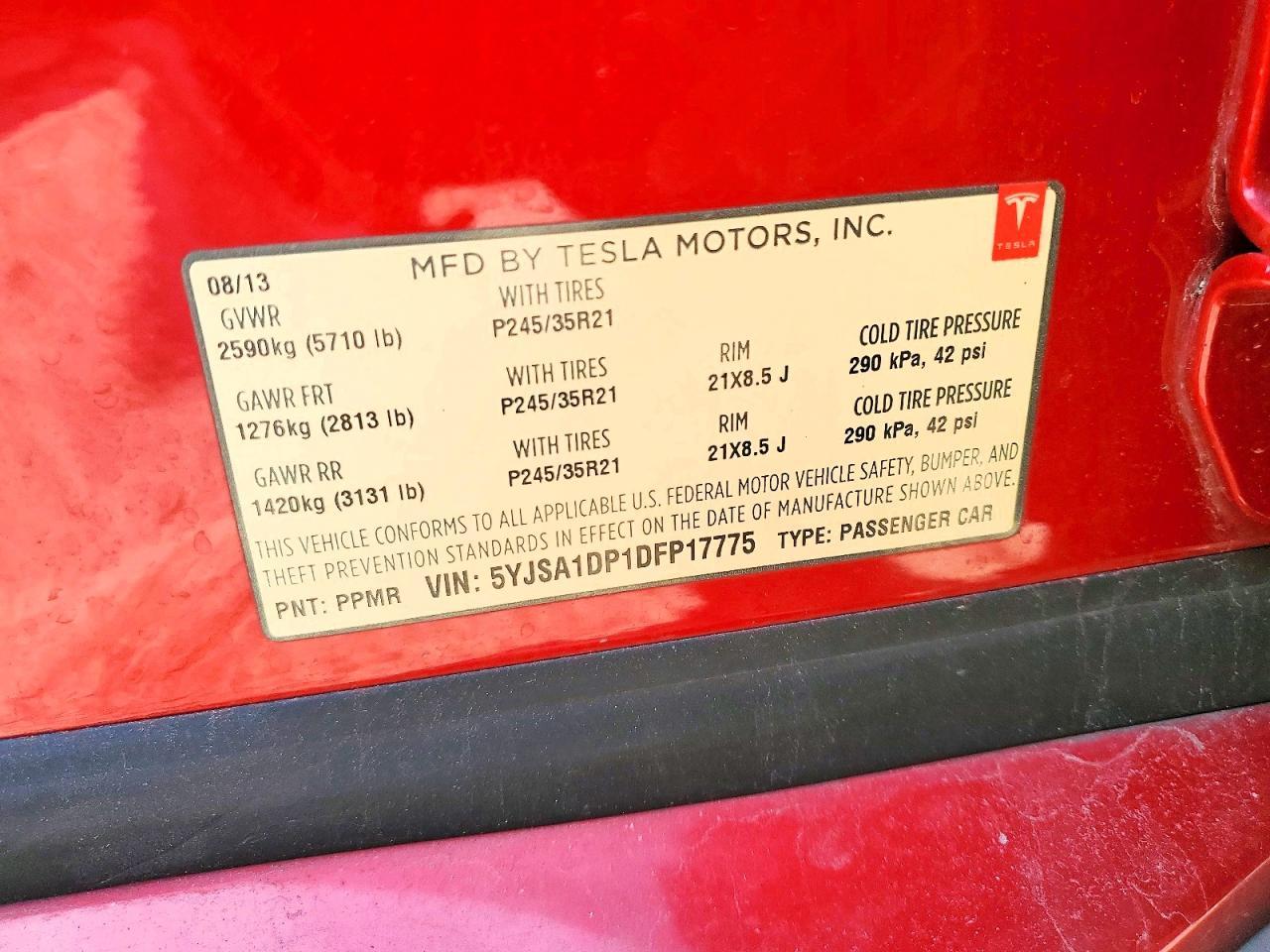 2013 Tesla Model S - zdjęcie 12