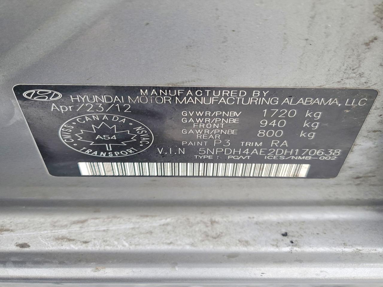 2013 Hyundai Elantra Gls - zdjęcie 12