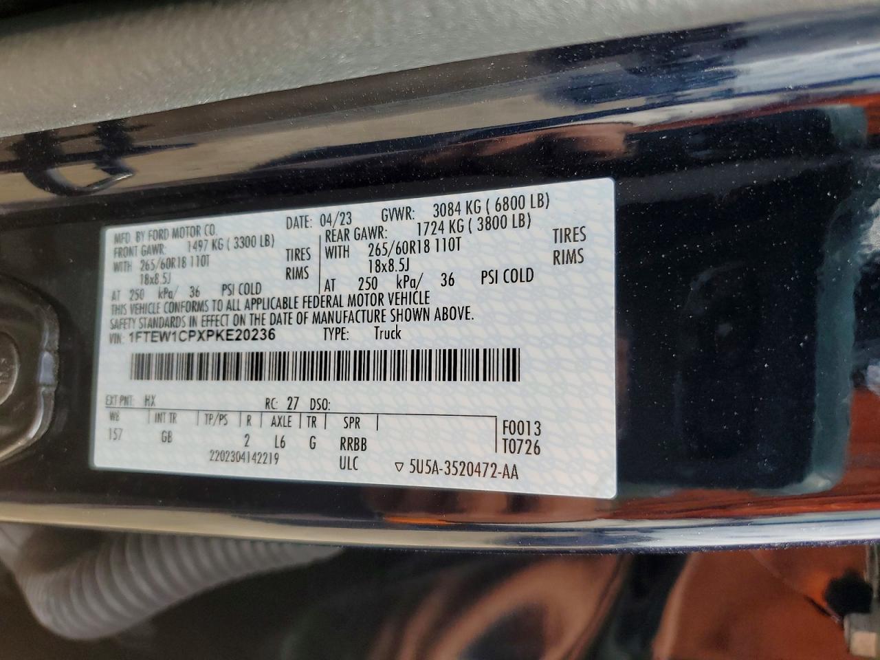 2023 Ford F150 Supercrew - zdjęcie 12