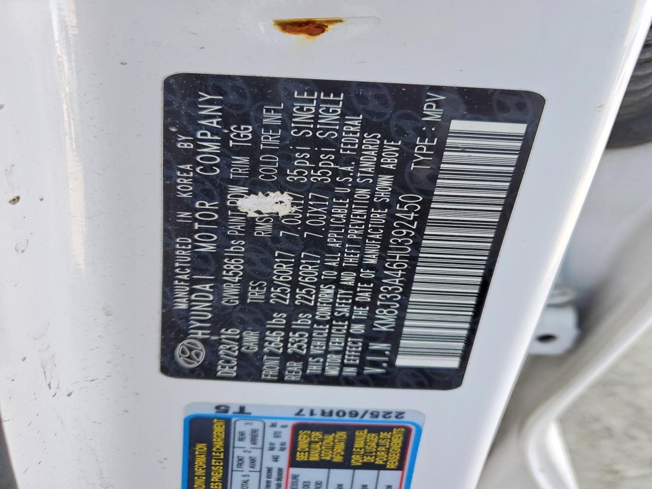 2017 Hyundai Tucson Se - zdjęcie 14