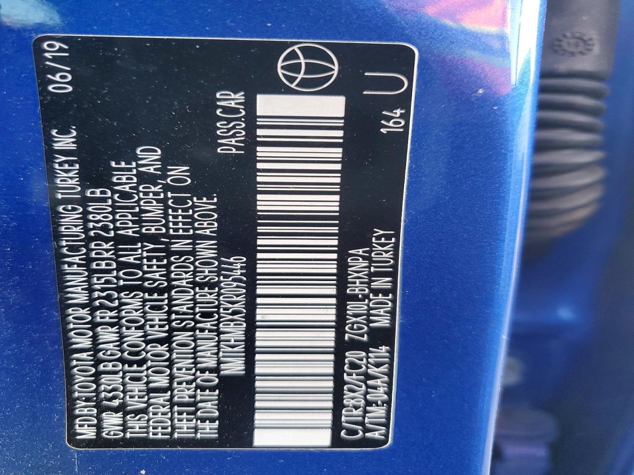 2019 Toyota C-Hr Xle - zdjęcie 13