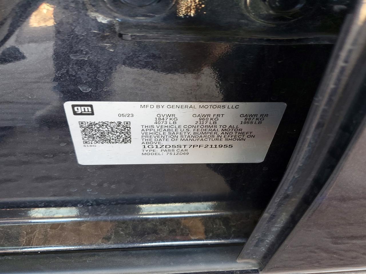 2023 Chevrolet Malibu Lt - zdjęcie 12