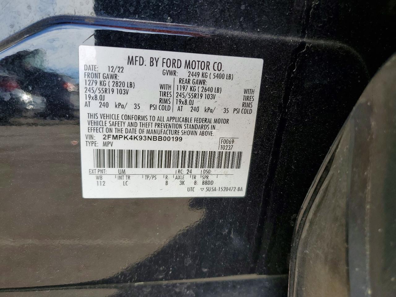 2022 Ford Edge Titanium - zdjęcie 14