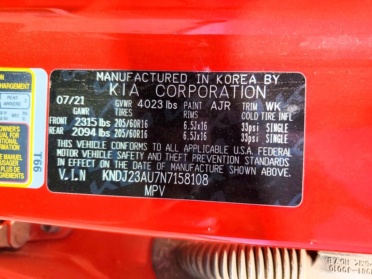 2022 Kia Soul Lx - zdjęcie 13