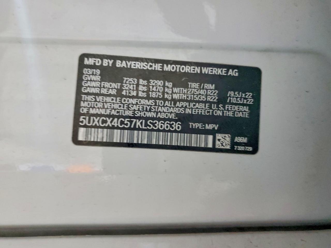 2019 BMW X7 xDrive50I - zdjęcie 13