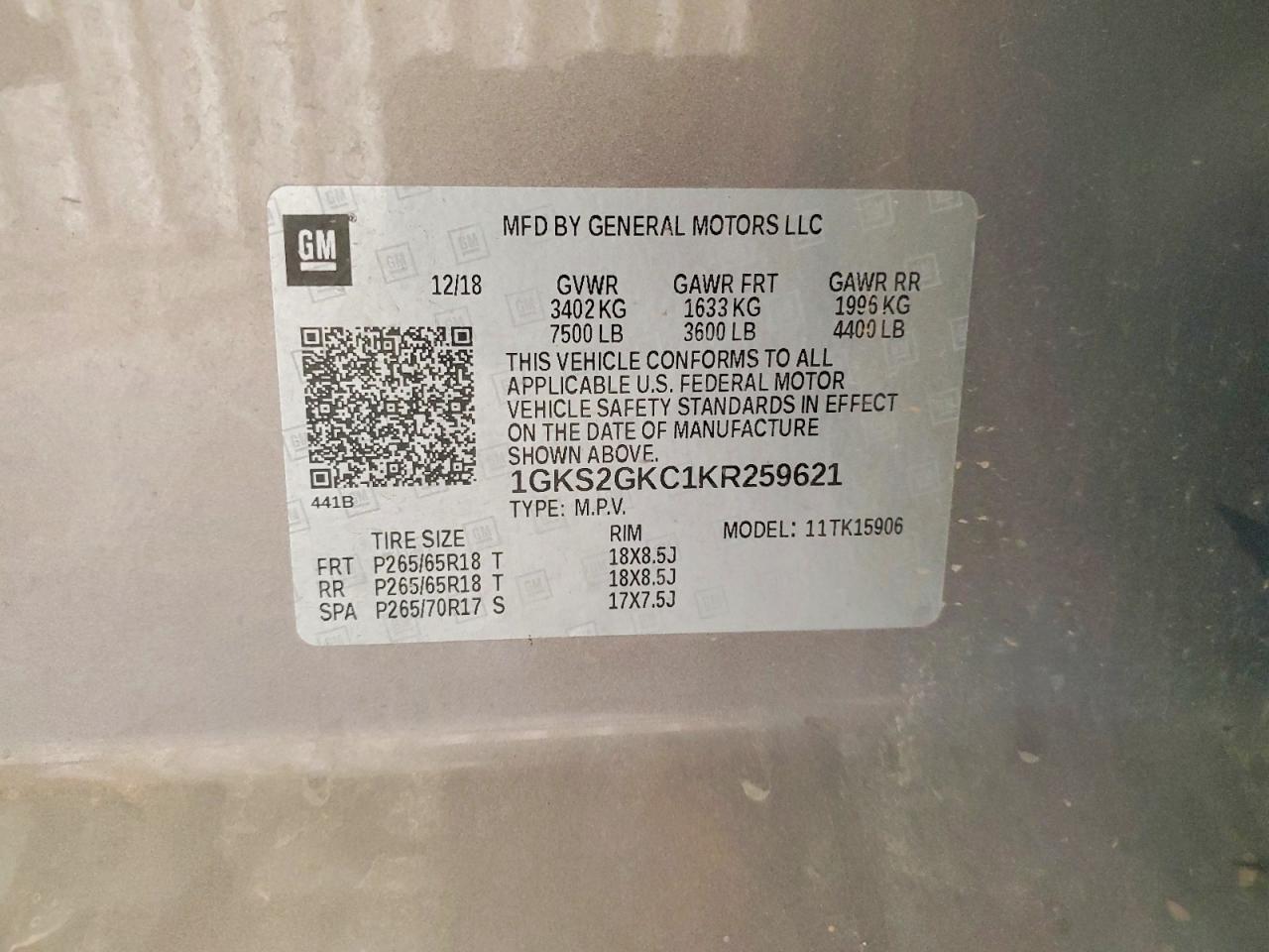 2019 GMC Yukon Xl K1500 Slt - zdjęcie 14