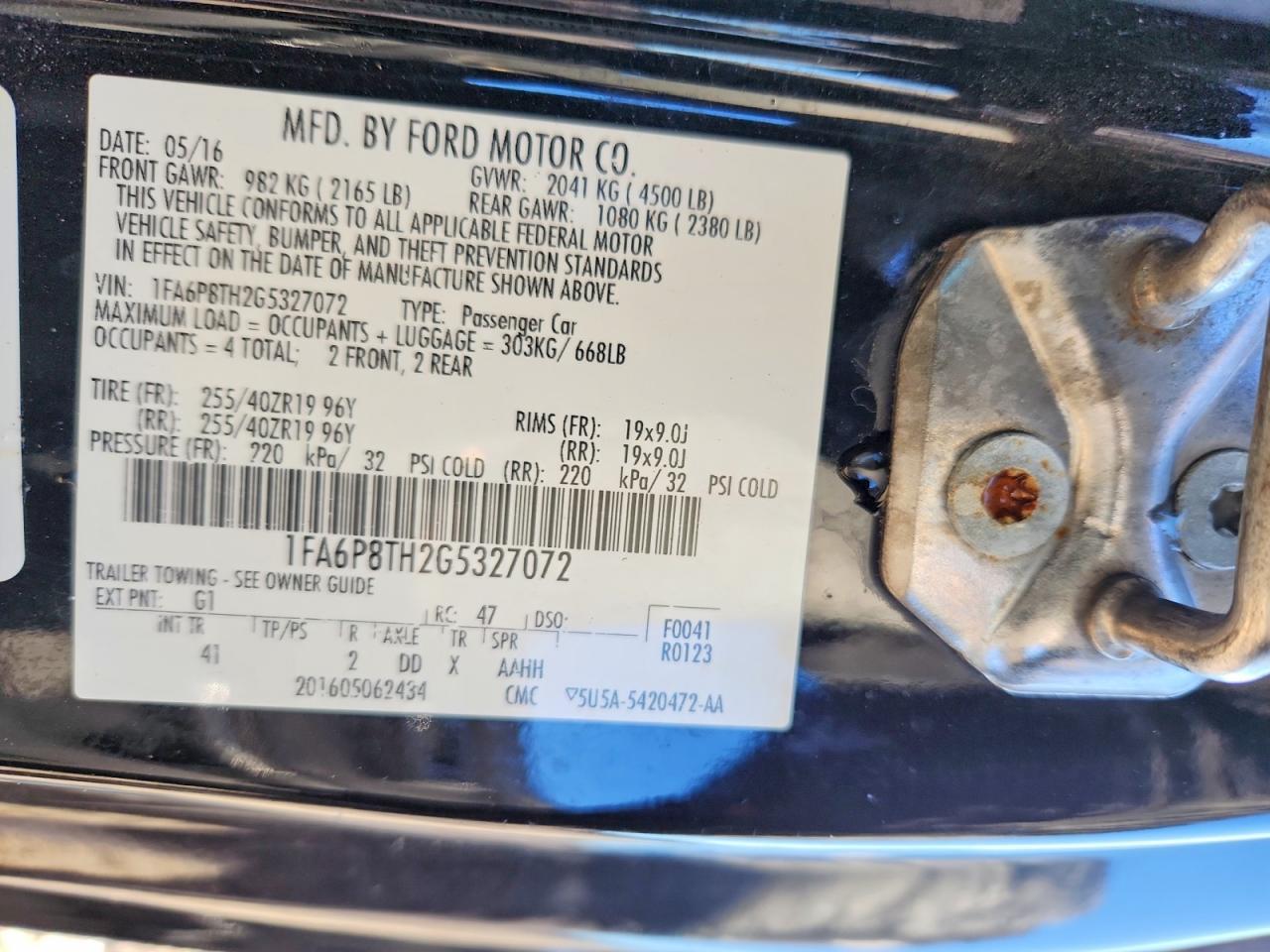 2016 Ford Mustang - zdjęcie 12