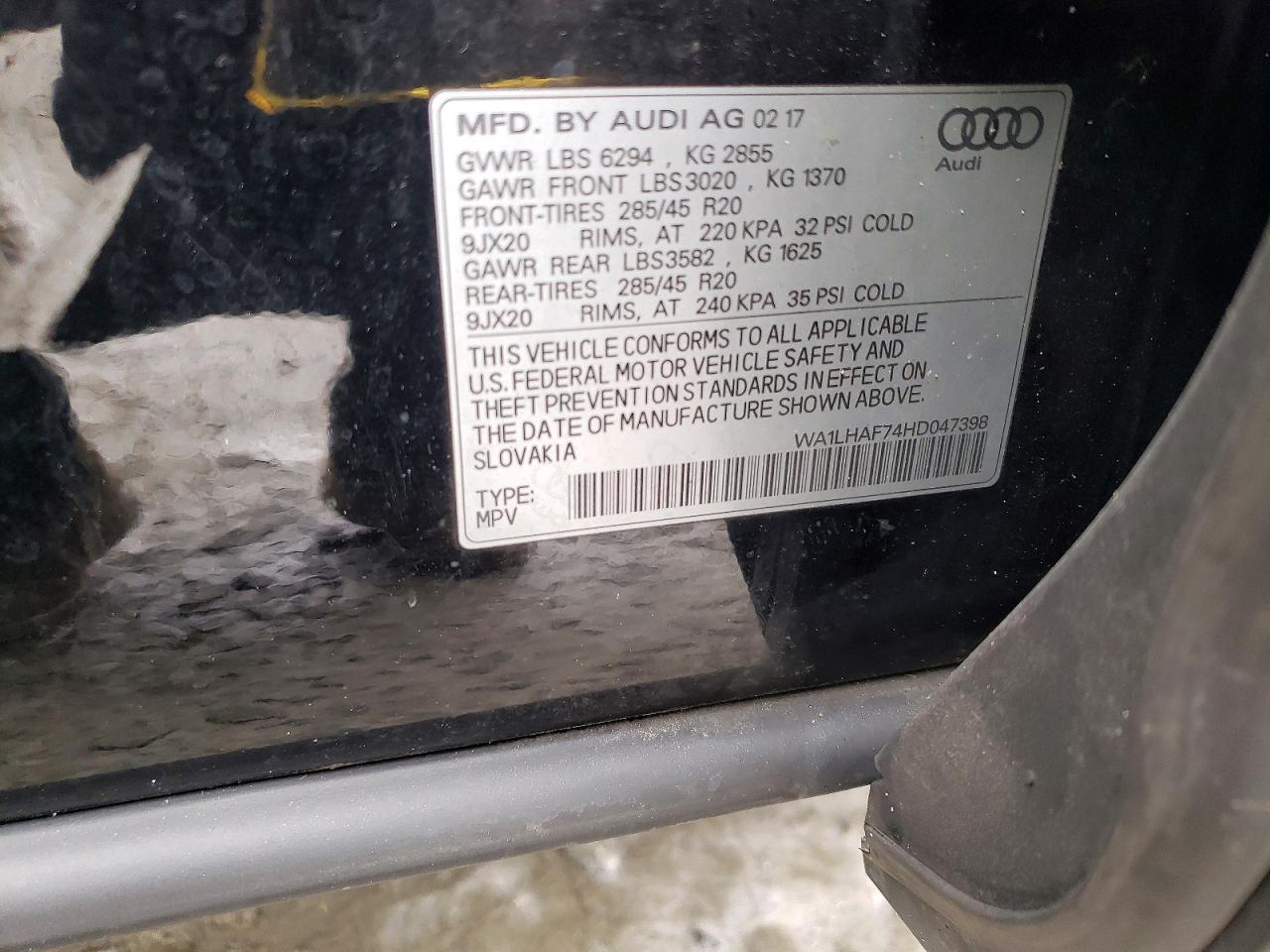 2017 Audi Q7 Premium Plus - zdjęcie 13