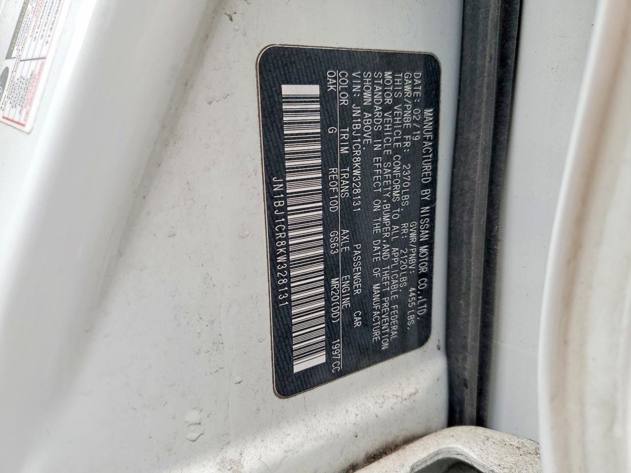 2019 Nissan Rogue Sport S - zdjęcie 13