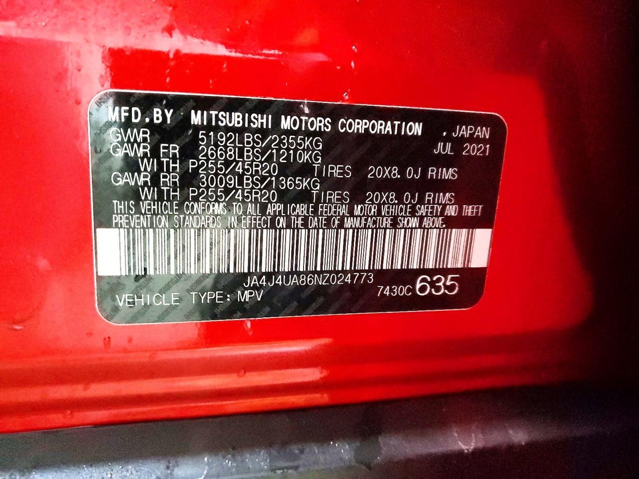 2022 Mitsubishi Outlander Se - zdjęcie 13