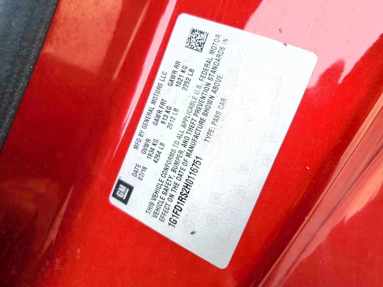 2017 Chevrolet Camaro Lt - zdjęcie 12