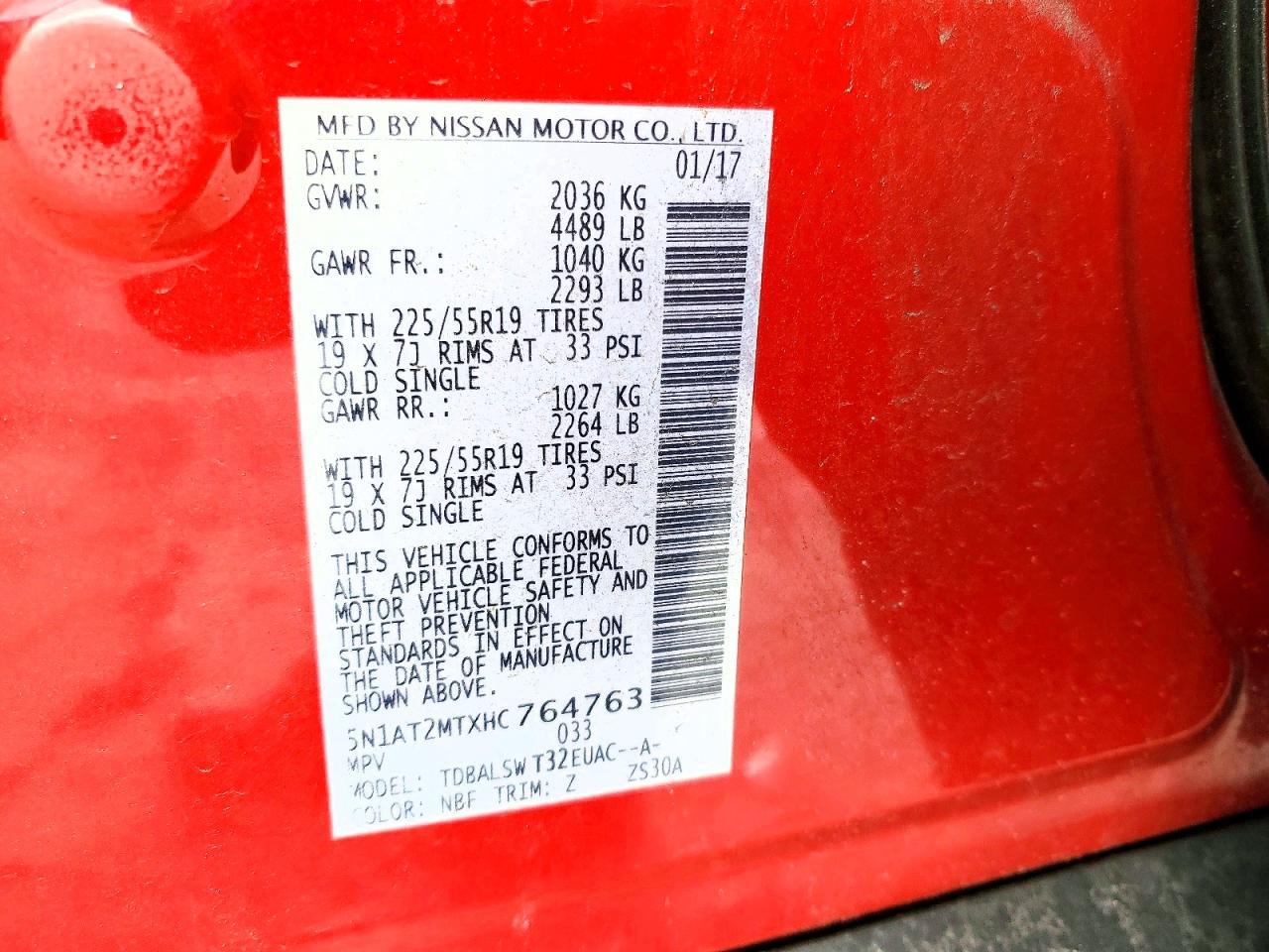 2017 Nissan Rogue Sl - zdjęcie 12